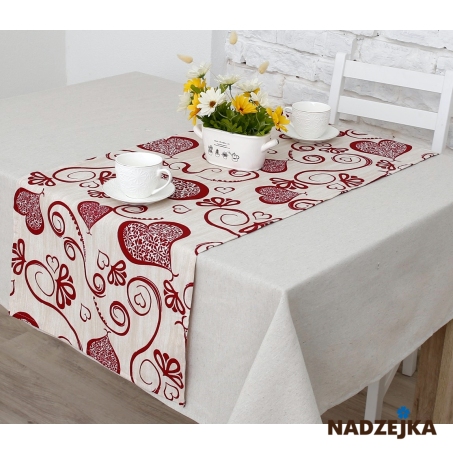 Дорожка на стол Амур позитив