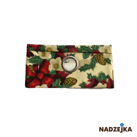 Декоративная корзинка Рождественская средняя