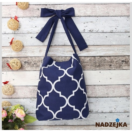 Сумка-шоппер с бантом