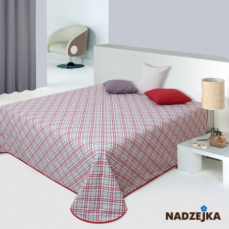 Покрывало Шотландка двуспальное евро