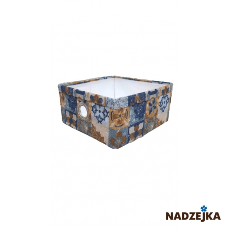 Декоративная корзинка Майолика средняя