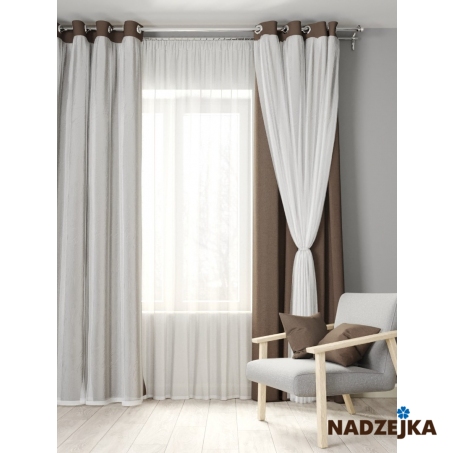 Шторы Стелла на люверсах